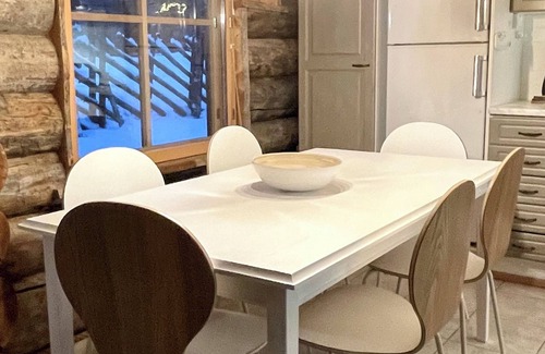 Sirkka Apartment | Nilimukka — a cozy log apartment just a short walk from Levi's center.