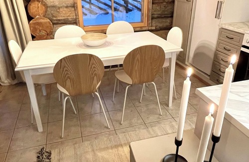 Sirkka Apartment | Nilimukka — a cozy log apartment just a short walk from Levi's center.