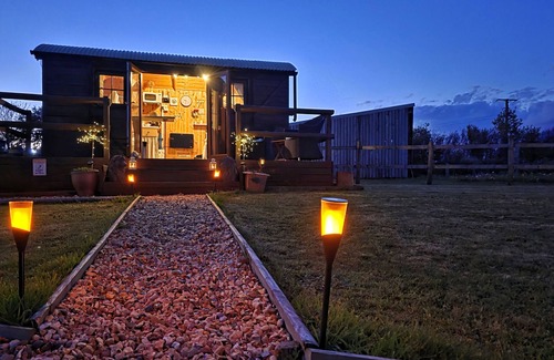 Christchurch Cabin | Nirvana is a charming converted train carriage nestled in Stoodleigh, Devon