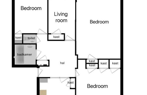 Prins Alexander Apartment | 99 m² Apartment ∙ 3 bedrooms ∙ 3 guests
