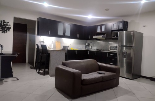 Miraflores Apartment | nModern Miraflores Apt with Balcony View of Puente Villena – Prime Location