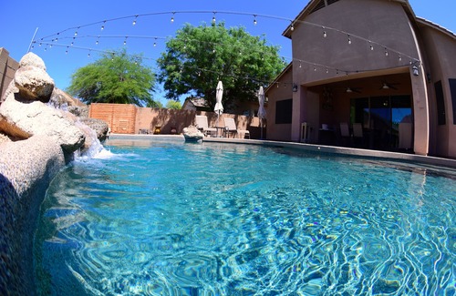 Laveen Village House | nnRelaxing Home with Pool, Theater Room & BBQ – Perfect for familiesnnnnnnnn