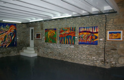 Macey House | Normandy country house with art gallery