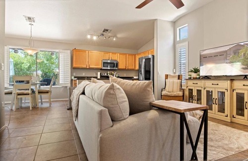 Desert View Village House | North Phoenix Patio Home w/Garage in Gated Complex!