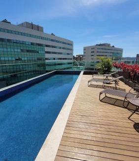 Cascatinha Apartment | Nosso Apê Cascatinha: Garagem | Ar-condicionado | Sauna NA701RO