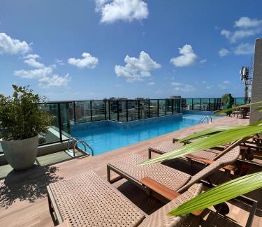 Ponta Verde Apartment | Novíssimo, 500m Praia, Garagem, Vista - Luzes do Arrebol
