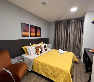 Belem Apartment | Novo Studio Coral Metrô Belém com Piscina