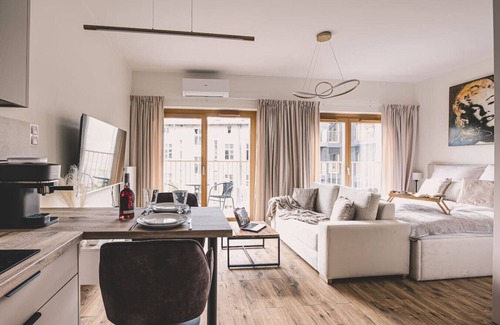 Bydgoszcz Apartment | Nowy Port Studio – Steps from Mill Island