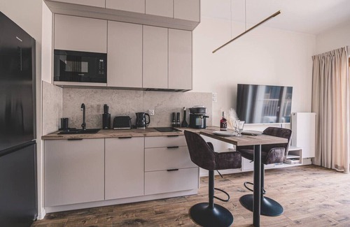 Bydgoszcz Apartment | Nowy Port Studio – Steps from Mill Island