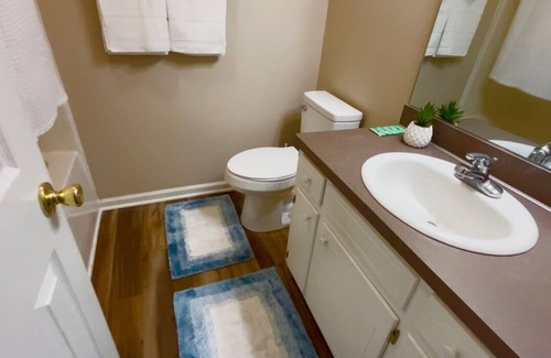 Winterville House | nSpacious 3BR Townhome, Private Gated Patio, Coffee Bar & Blackout Comfort