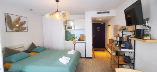 Lourdes Apartment | O'TINY Suite familiale 4 personnes, gare, centre ville, sanctuaire