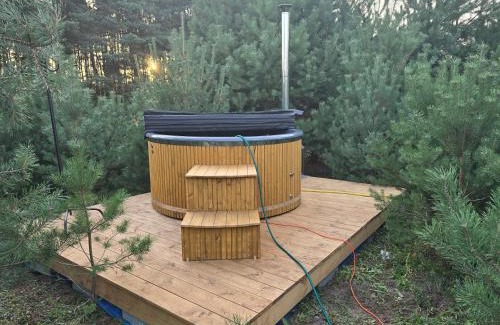gmina Rzasnik House | Oaza Święty Spokój - domek z balią i jacuzzi