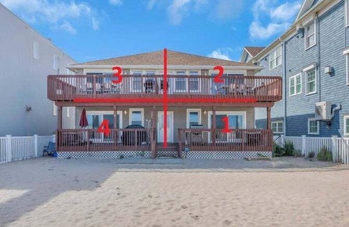 Point Pleasant Beach House | OCE13094 | Oceanfront Bargain! 2BR 1st Flr, 1 car parking, Pets OK! - Shore Points Vacations