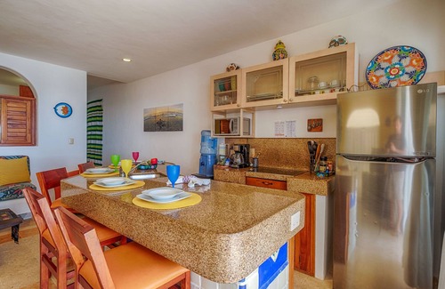 Akumal Condo | OCEAN FRONT! 2 bed/2 bath*GROUND FLOOR* a/c* MAID!