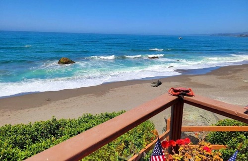 Smith River Cabin | Ocean Front Cabin 12 with Private Jacuzzi & Spectacular Views (Private Beach Owned By White Rock Resort)