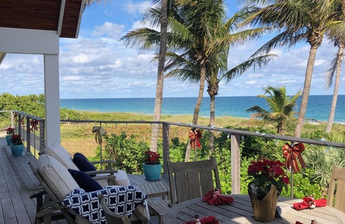 South Beach House | Ocean Front. Private Beach, 5 BR, 3 1/2 Bath, grill