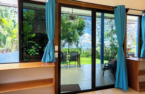 Pavones House | Ocean jungleviews, modern house in Pavones with AC, WiFi, bidets, hot water.