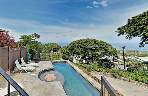 Kahaluu-Keauhou House | Ocean-View All-Suite Oasis: Private Pool, Lanai – Near Magic Sands Beach