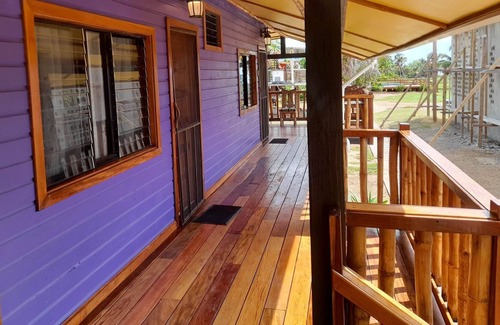 Gales Point Apartment | Ocean View Beach Front Purple Cabana 2, AC, Wi-Fi, Swim Pool