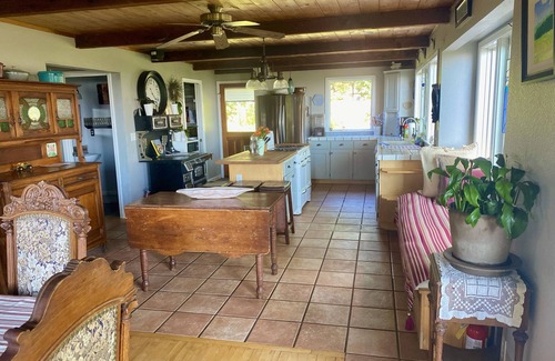 Westhaven-Moonstone Cottage | Ocean View Beach House- lush acre with gardens and a trail to beach!
