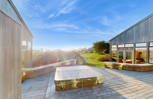 Sea Ranch House | Ocean View, Dog-Friendly Home with Private Hot Tub & Shared Pool