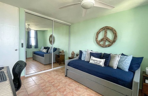 Machos Condo | Ocean view in this spacious resort-style condo.