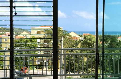 Machos Condo | Ocean view in this spacious resort-style condo.