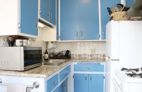 East Village Condo | Ocean View Retro Studio Walking distance to everything!