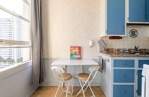 East Village Condo | Ocean View Retro Studio Walking distance to everything!