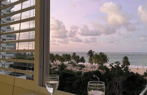 Isla Verde Apartment | Ocean view studio centrally-located Isla Verde location.