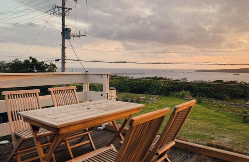 Sakimotobu Villa | Ocean view Villa w/3 Baths, Free Snorkeling Gear, Diving&Car Rental Discounts