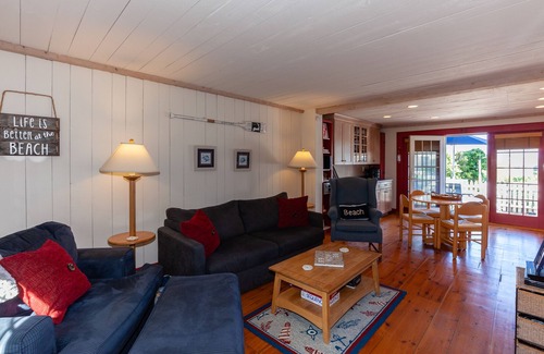 Mashpee House | Ocean Views At Maushop Village Across From Private Beach