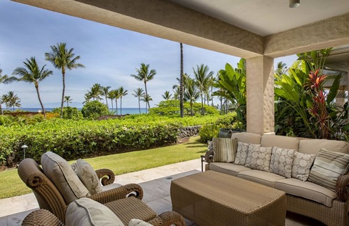 Kaupulehu Condo | OCEAN VIEWS* LUXURY AND LOCATION AT HUALALAI RESORT * TWO GOLF CARTS*