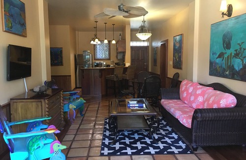 San Pedro Resort | Oceanfront 2 BDR/2 Baths Condo at Captain Morgan resort-Ambergris Caye.Belize