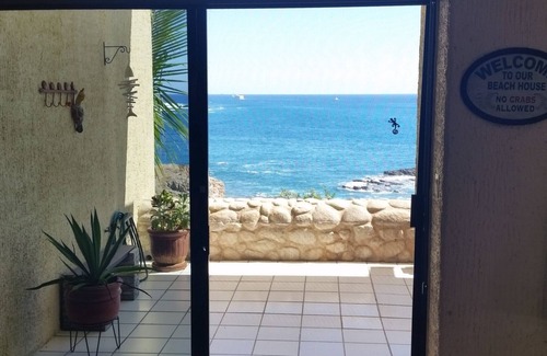 Cabo Bello Condo | OCEANFRONT/BEACHFRONT CABO CONDO GROUND LEVEL w/AMAZING VIEWS STEPS FROM BEACH