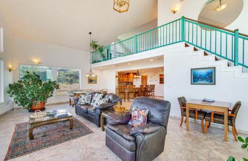Gold Beach House | Oceanfront Castle with Hot Tub and Game Room