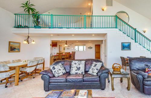 Gold Beach House | Oceanfront Castle with Hot Tub and Game Room