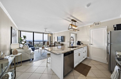 Galveston Condo | Oceanfront condo with resort style amenities, pool, and restaurants