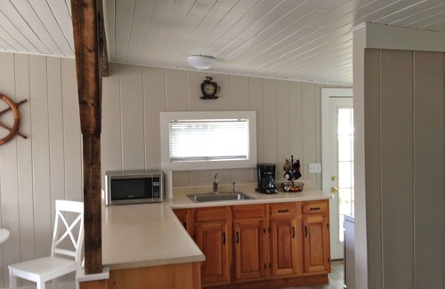 Harpswell Cottage | Oceanfront cottage with dock and float on beautiful Quahog Bay