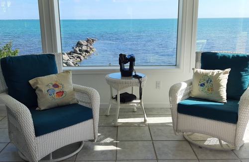 Summerland Key House | Oceanfront house private beach & protected dockage for up to 36' boat