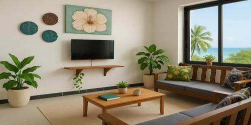 Uroa Apartment | Oceanfront Oasis Zanzibar 2BR Beachfront Suites Ground Floor, Free WiFi