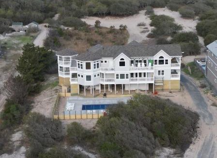 Corolla House | OCEANFRONT, Ocean views! Wild Horses! Private Pool, Hot Tub! 4x1467, Dixie Sandcastle