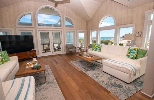 Corolla House | OCEANFRONT, Ocean views! Wild Horses! Private Pool, Hot Tub! 4x1467, Dixie Sandcastle
