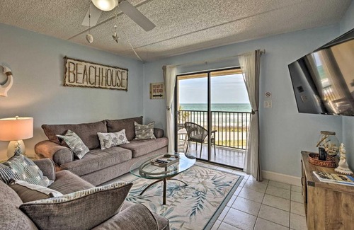 Ormond-by-the-Sea Apartment | Oceanfront Ormond Beach Getaway with Balcony!
