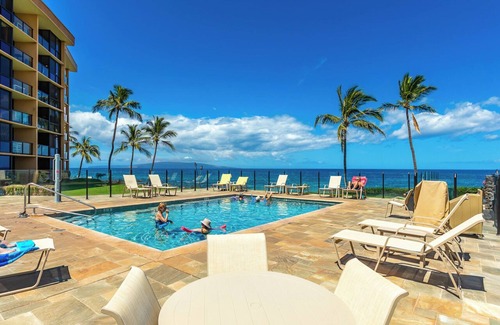 Kihei Condo | Oceanfront Penthouse with Views