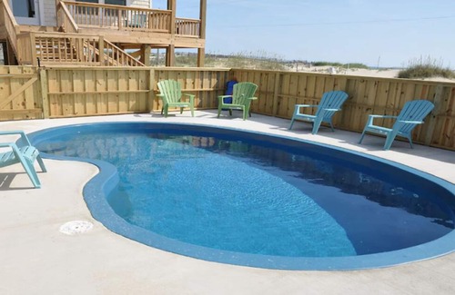 Corolla House | Oceanfront, secluded, private pool. Accessible only by 4x4 vehicle