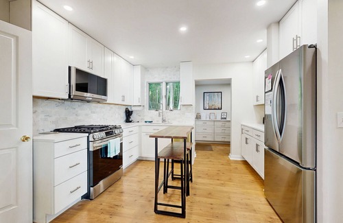Lincolnville House | Oceanfront snowbird-friendly home on the beach with washer/dryer & fireplace