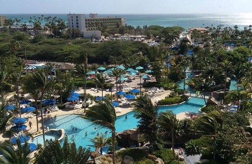 Palm Beach Resort | Oceanfront - Studio - Marriott's Aruba Surf Club - Full Resort Access