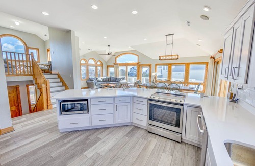 Ocean Isle Estates House | Oceanview Dog Friendly Home w/Pool, Hot Tub, Elevator, Game and Media Rooms