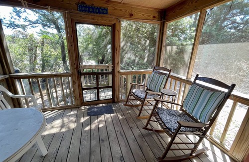 Ocracoke House | Off The Beaten Path: Surrounded by trees and nicely secluded.